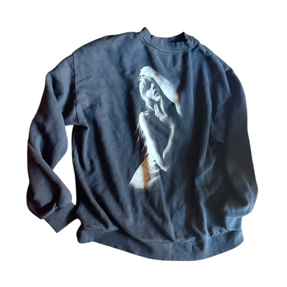 The‎ Tortured Poets Department TTPD Taylor Swift Black Crewneck Sweatshirt XL